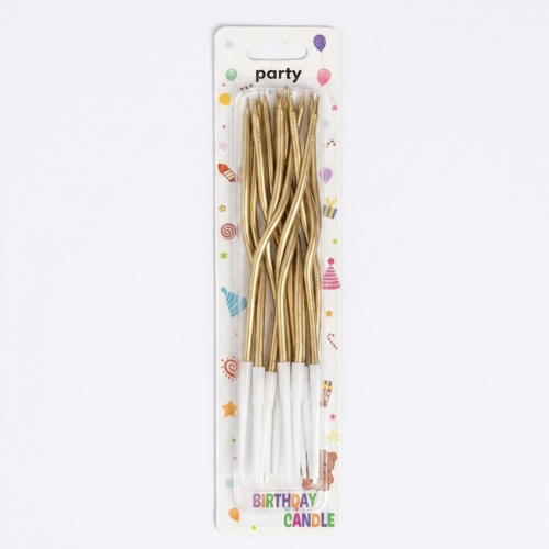 Spiral Candles  (Pack of 10)