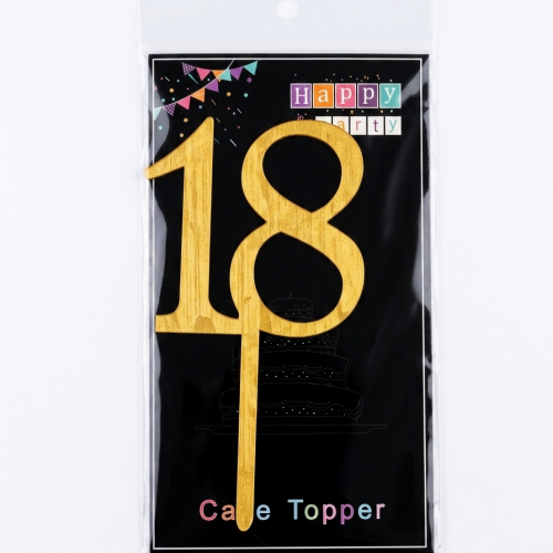 Number Cake Topper